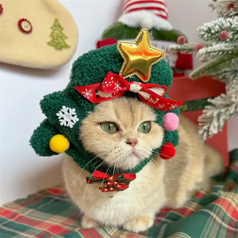 Pet Christmas Headgear Cat Dog Hat