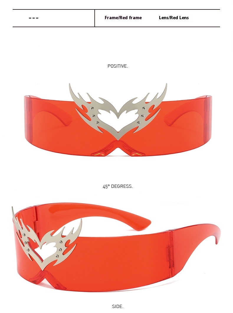 Future Technology Integrated Film Coated Personalized Disco Drag Cool Sunglasses - Image 17
