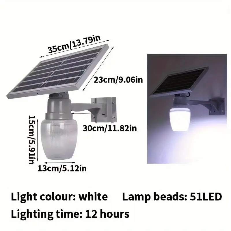 Automatic Opening Smart Solar Light With Dark Sensor