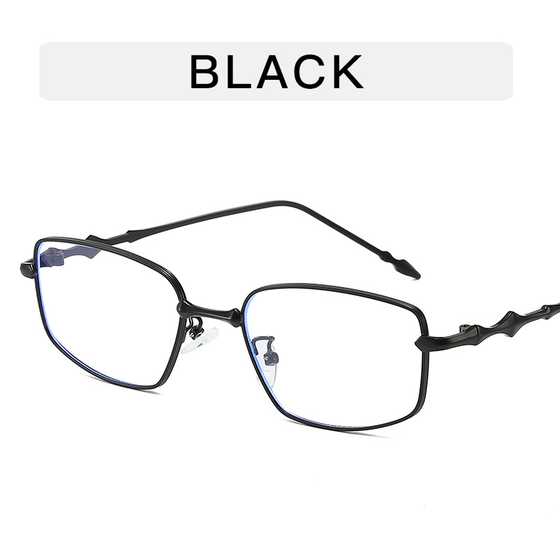 Black Frame Transparent Lens