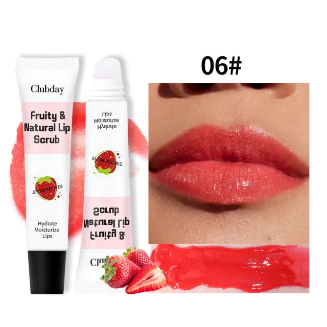 Makeup Exfoliating Exfoliating Exfoliating Fade Lip Lines Moisturizing Care Lipstick Fruit Flavor 06 Style - Shop at LoveMi