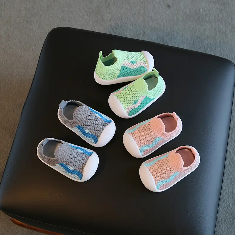 Girls' Flying Woven Breathable Pumps