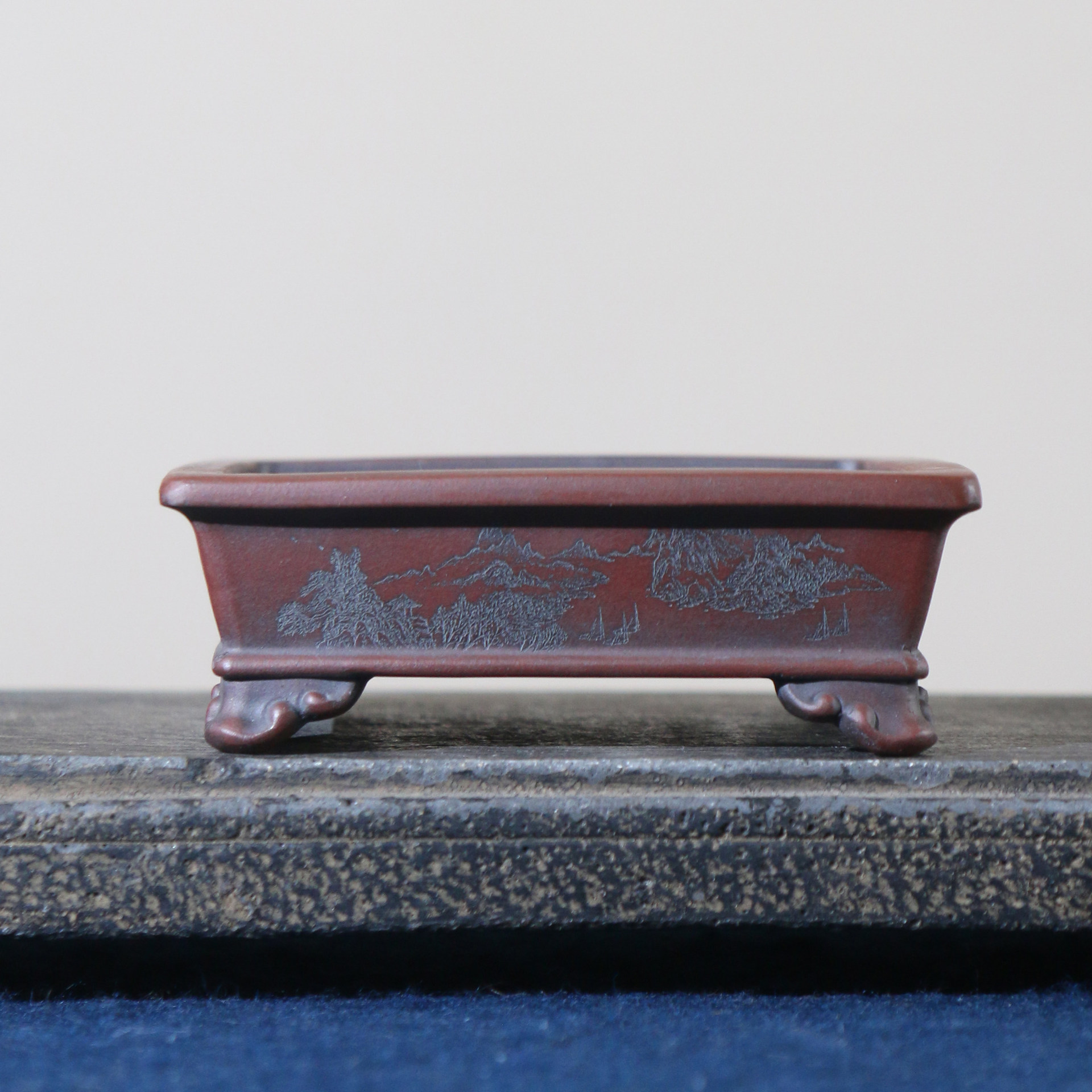Rectangular Yixing Clay Flower Pot, picture 3 of 5