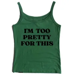 Stylish Slimming Short Casual Womens Top With An Allover Letter Print - Green - View 1
