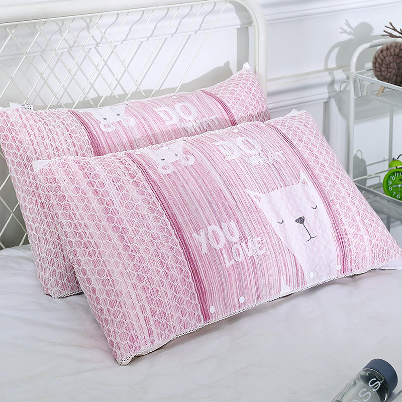 Cotton Pillowcases Four-Layer Gauze