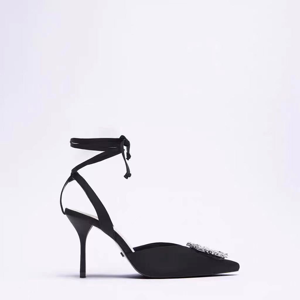 Title 5, Damen Sandalen mit hohem, dünnem Stiletto Absat...