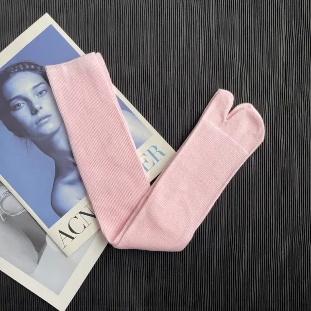Mid calf Double Toe Bunching Socks Calf Light Pink - Shop at LoveMi