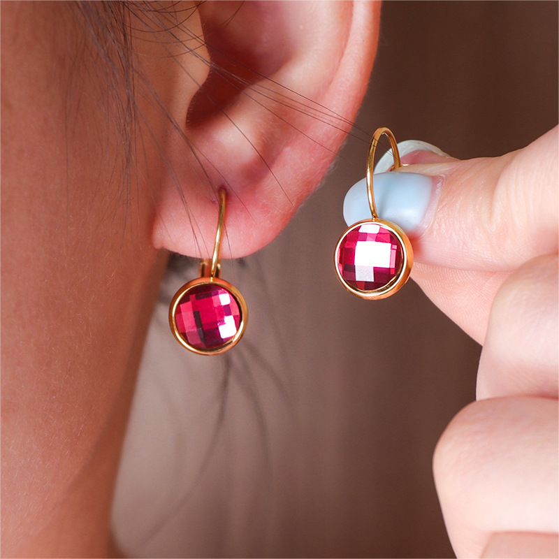 Jewelry Austrian Glass Crystal Earrings Women Ear Hook