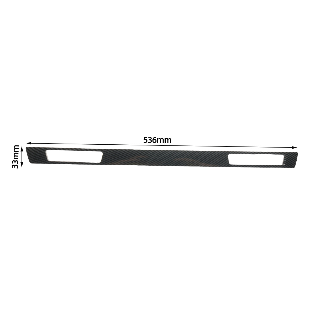 Car Cup Holder Panel Trim Strip 2