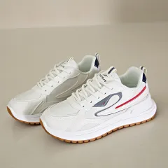 Autumn New Korean Style Student Platform Height Increasing Sports Casual Shoes - Beige - View 1