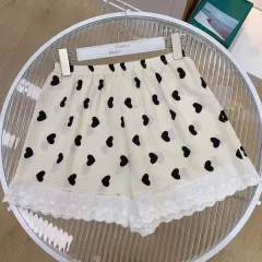 Spring And Summer New Cute Girl Home Shorts - Black - View 1