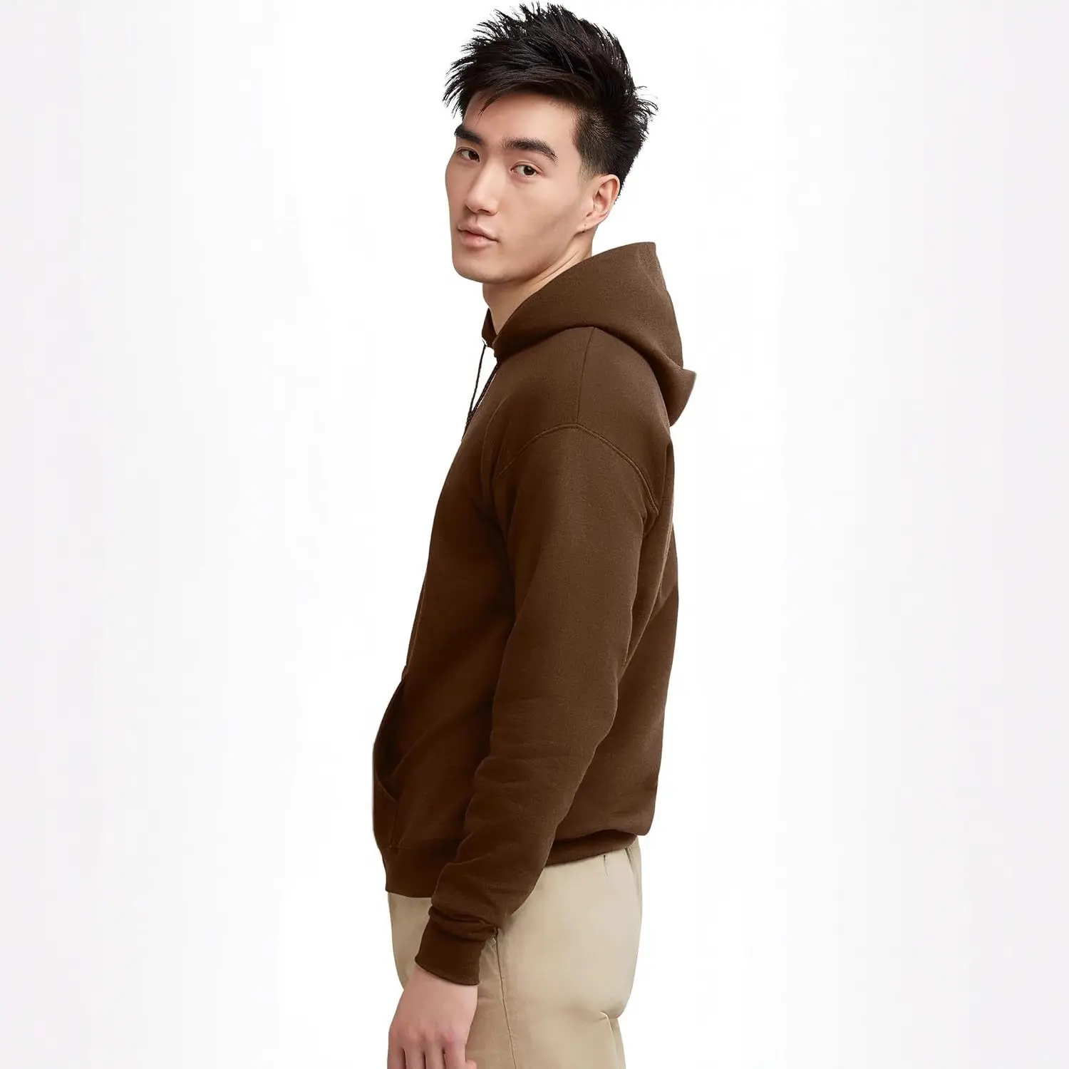 Hooded Sweatshirt With Drawstrings Western Style