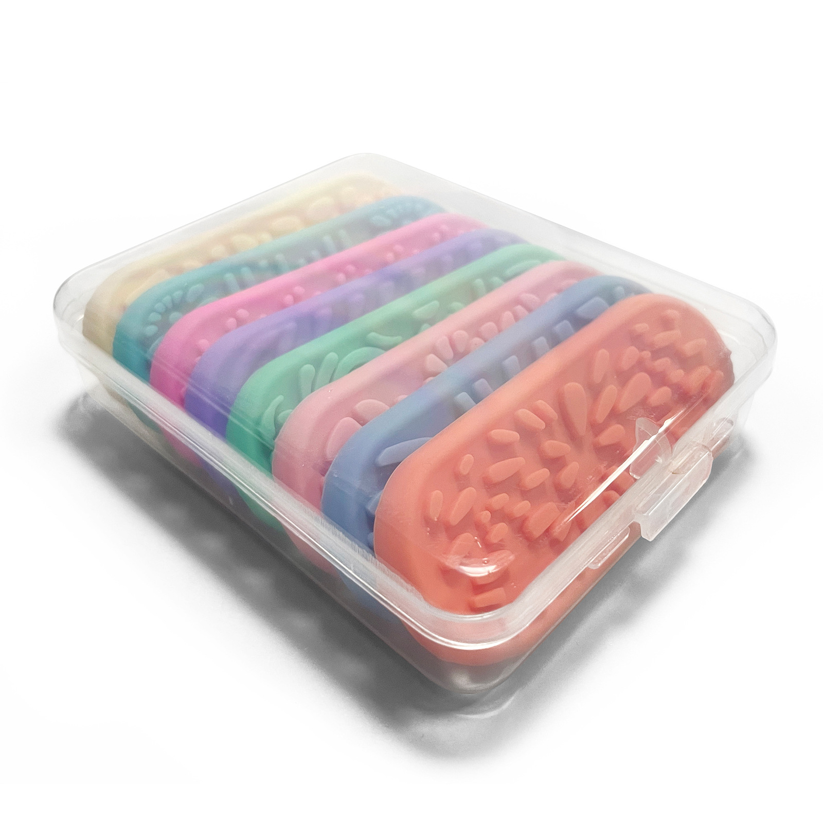 Fidget Toys Sensory Stones For Kids Soft Silicone Textured Stress-Relief Toy