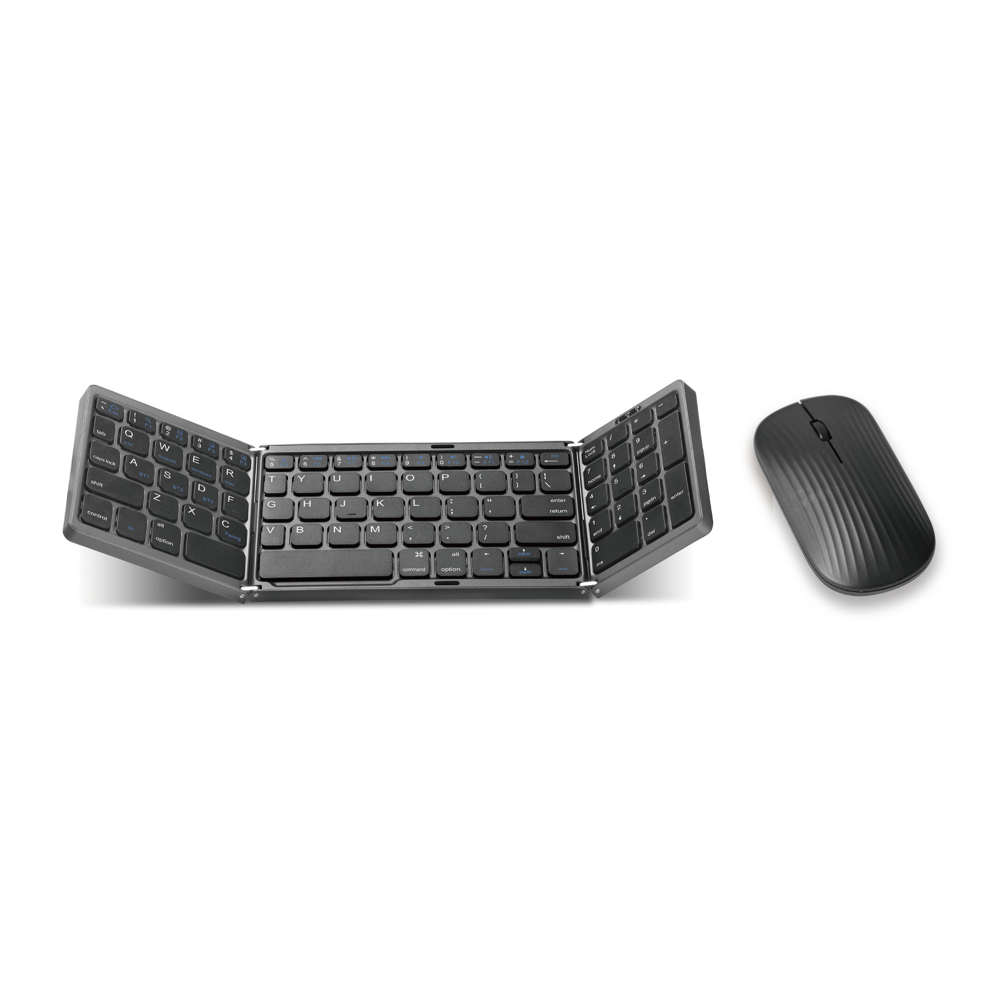 Portable Office Rechargeable Foldable Keyboard And Mouse Combo 7