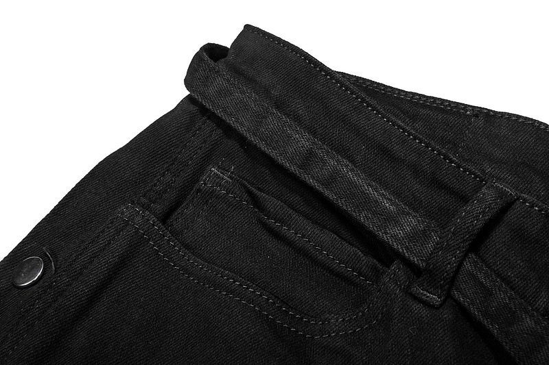 Title 3, Stitching Zipper Pants Multi-Pocket High Street...