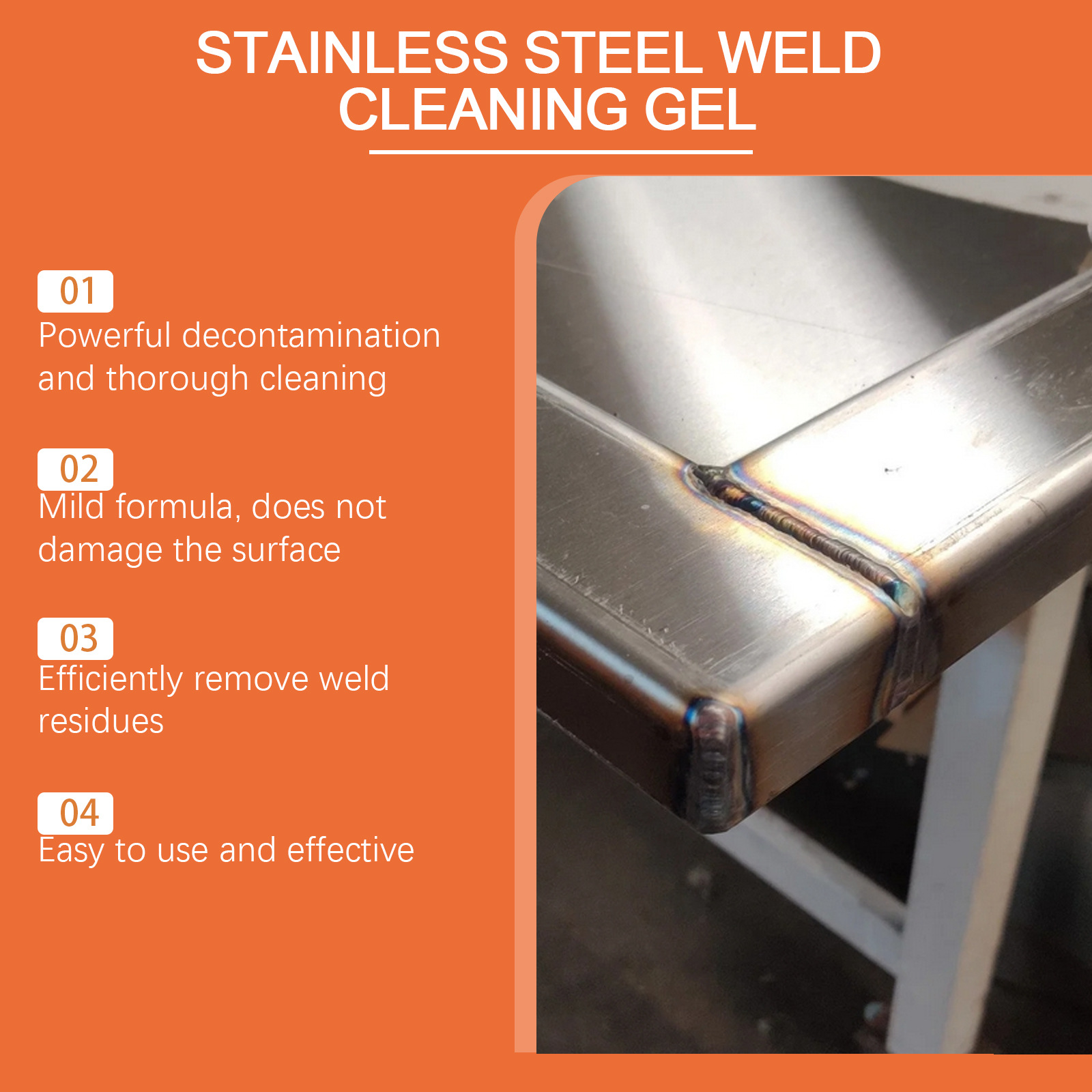 Title 2, Stainless Steel Weld Cleaning Gel