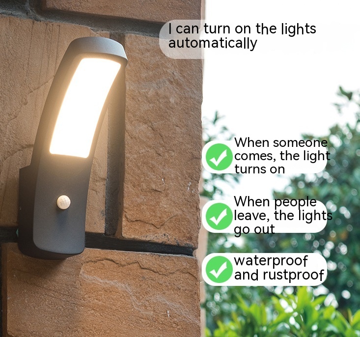 Human Body Infrared Induction Waterproof Courtyard Smart Light - Image 3