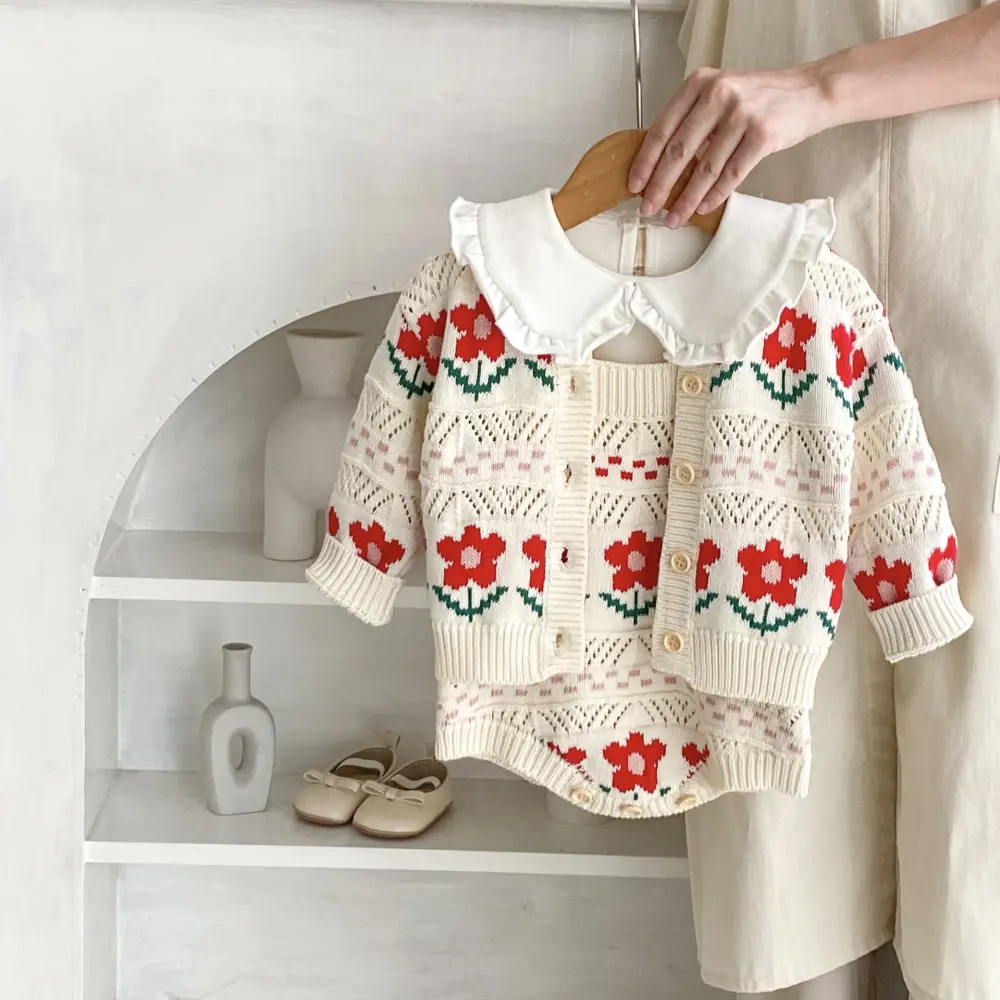 Autumn Clothing Infant Baby Girl Sweaters Cardigan Clothes