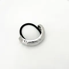 Geometric Round Head Rope Simple Sweet Cool U-shaped - 455 Silver Knock Pattern - View 1