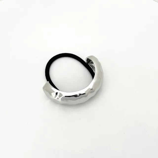 Geometric Round Head Rope Simple Sweet Cool U shaped 455 Silver Knock Pattern - Shop at LoveMi