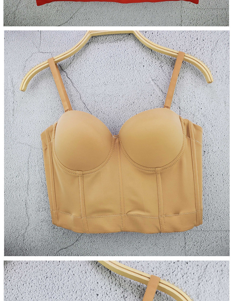 Title 11, Back Tube Top Solid Color Bra Small Sling Detac...