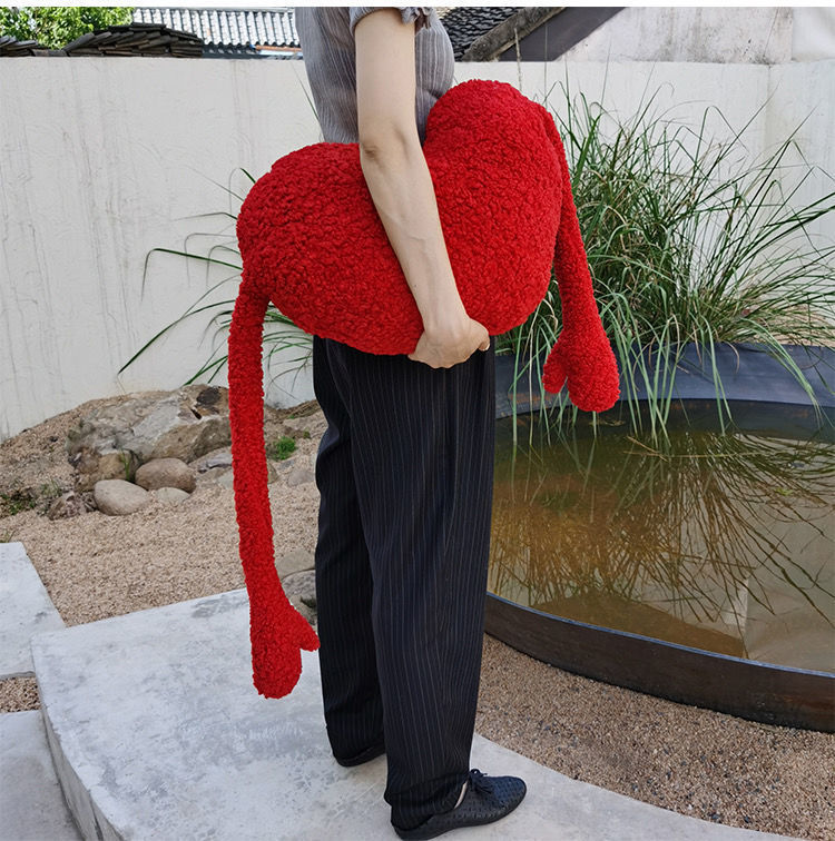 Title 6, Love Heart Couch Pillow Back Cushion Plush Toy