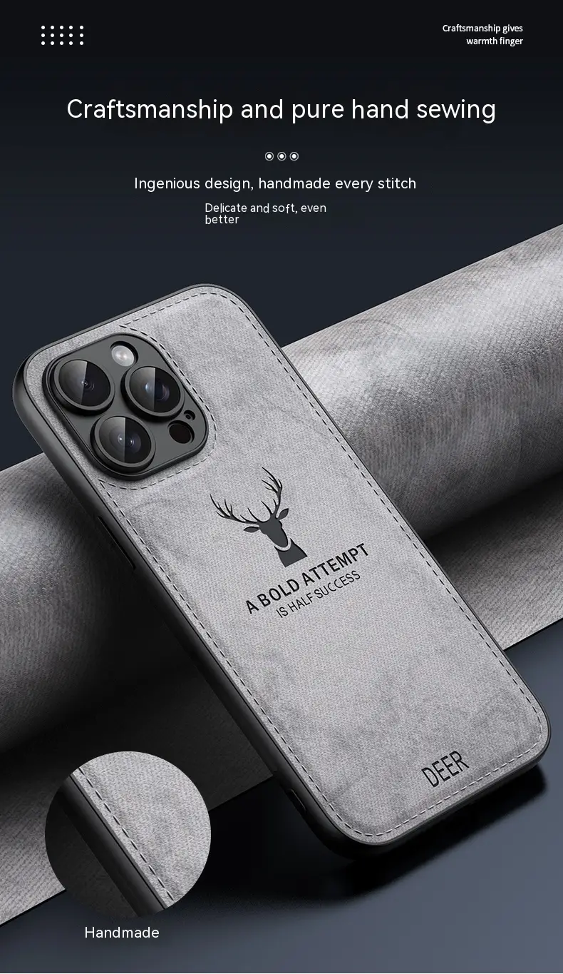 Cloth Deer Head Business Ultra Thin Anti Drop Cover