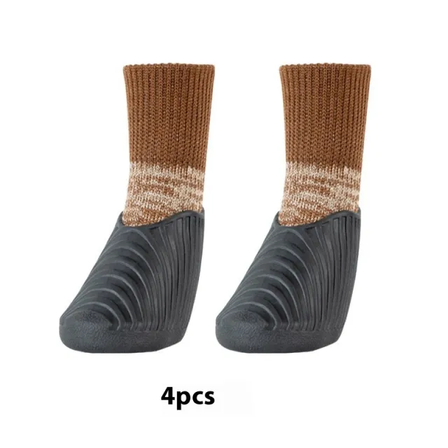Pet Outdoor Sports Shoes With Anti Slip Biomimetic Stripes Brown - Shop at LoveMi