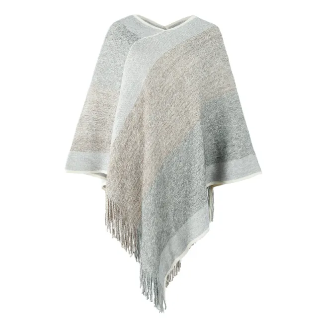 Fashion Tassel Knitted Scarf Shawl Gray - Shop at LoveMi