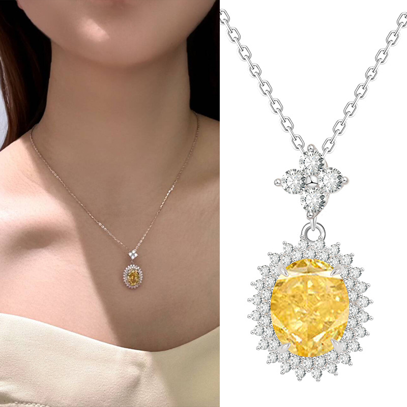 S925 Sterling Silver Necklace For Women Special Interest Light Luxury