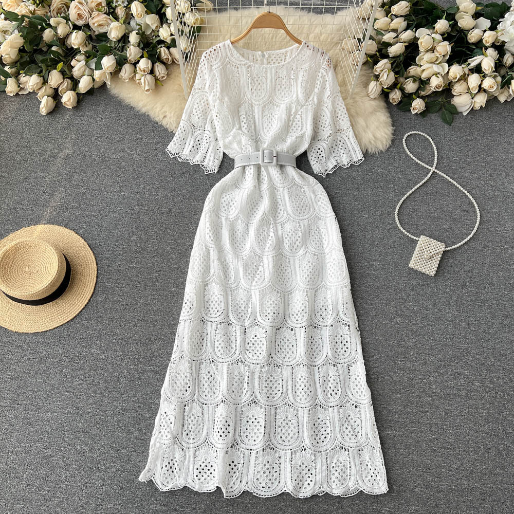 Lace Long Sleeve Maxi Dress, picture 7 of 11