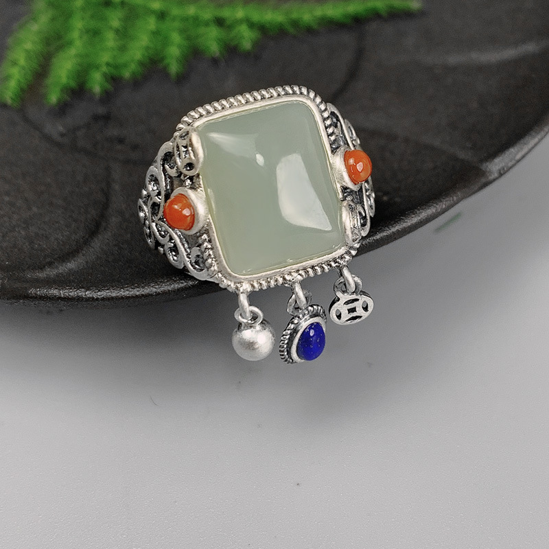 Sterling Silver Square Ring, picture 3 of 4