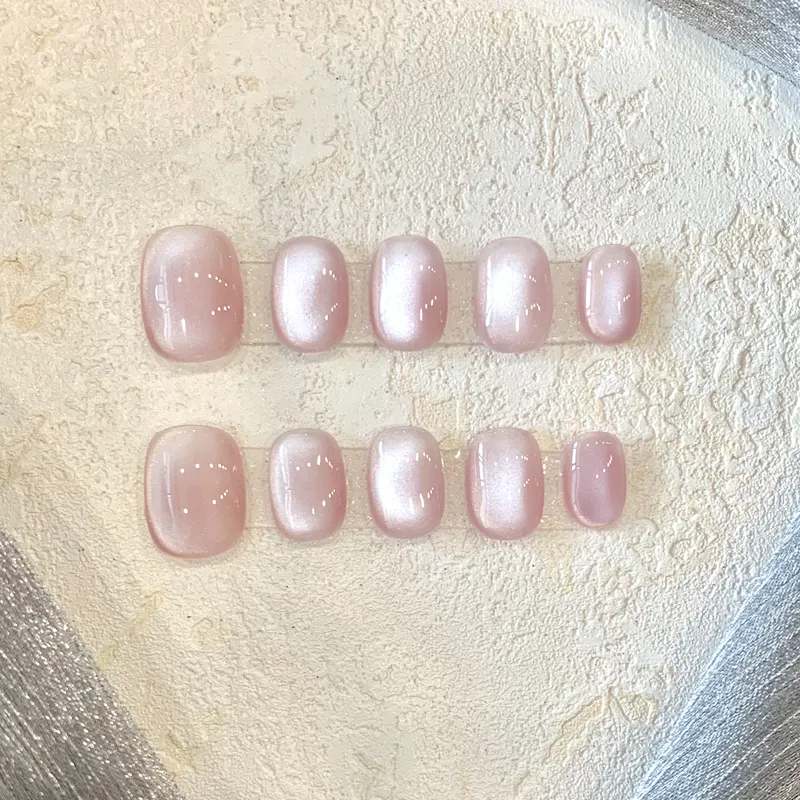 Cherry Blossom Cat Eye Wear Short Nail