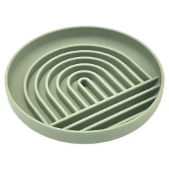 Anti Choking And High-temperature Resistant Silicone Suction Cup Dog Bowl - Olive 4220C - View 1