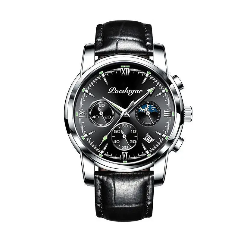 Multifunctional Men's Watch Luminous Waterproof Quartz Wrist