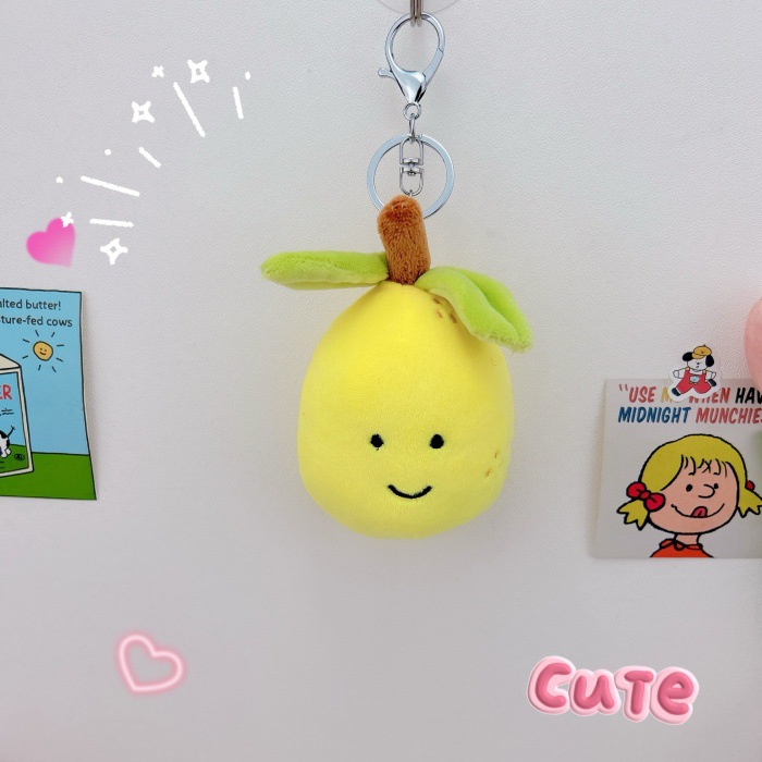 Title 7, Creative Plush Cute Fruit Keychain Pendant