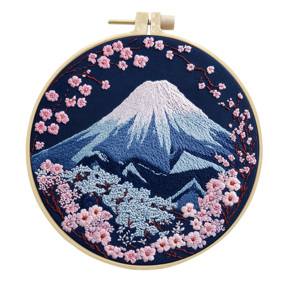 Embroidery Handmade Cloth Art Material Kit Sets Creative Needlework English