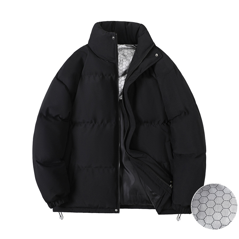 Couple Down Graphene Warm Quilted Jacket Loose Cotton-padded Jacket Tide