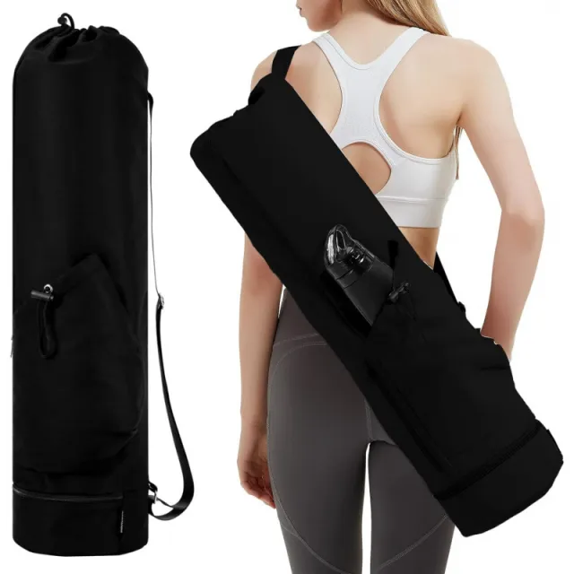 Sports Yoga Mat Strap Multifunction Storage Bag Black - Shop at LoveMi