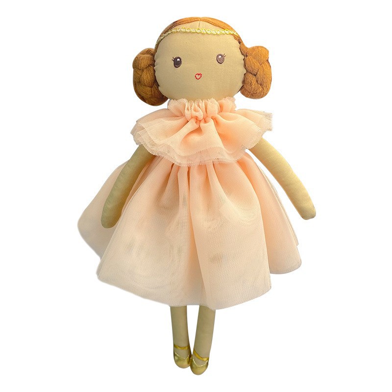 Yellow Shawl Group Doll