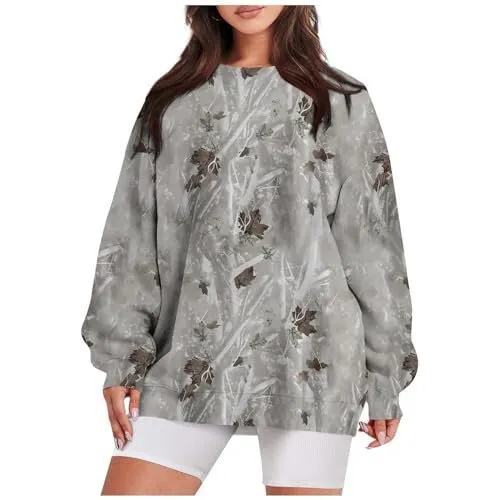 Round Neck 3D Digital Printing Casual Cool Long sleeved Round neck Pullover Ylwd 49 Xl - Shop at LoveMi