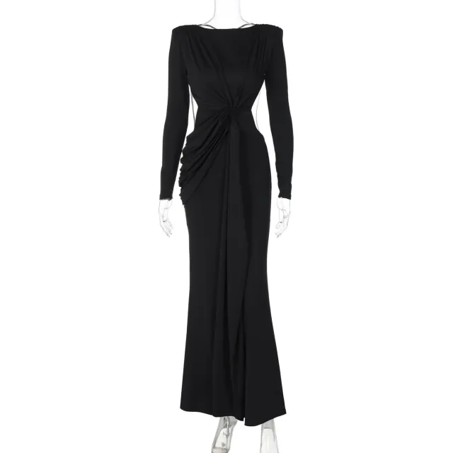 Women's Long Sleeve Slimming Dress Black - Shop at LoveMi