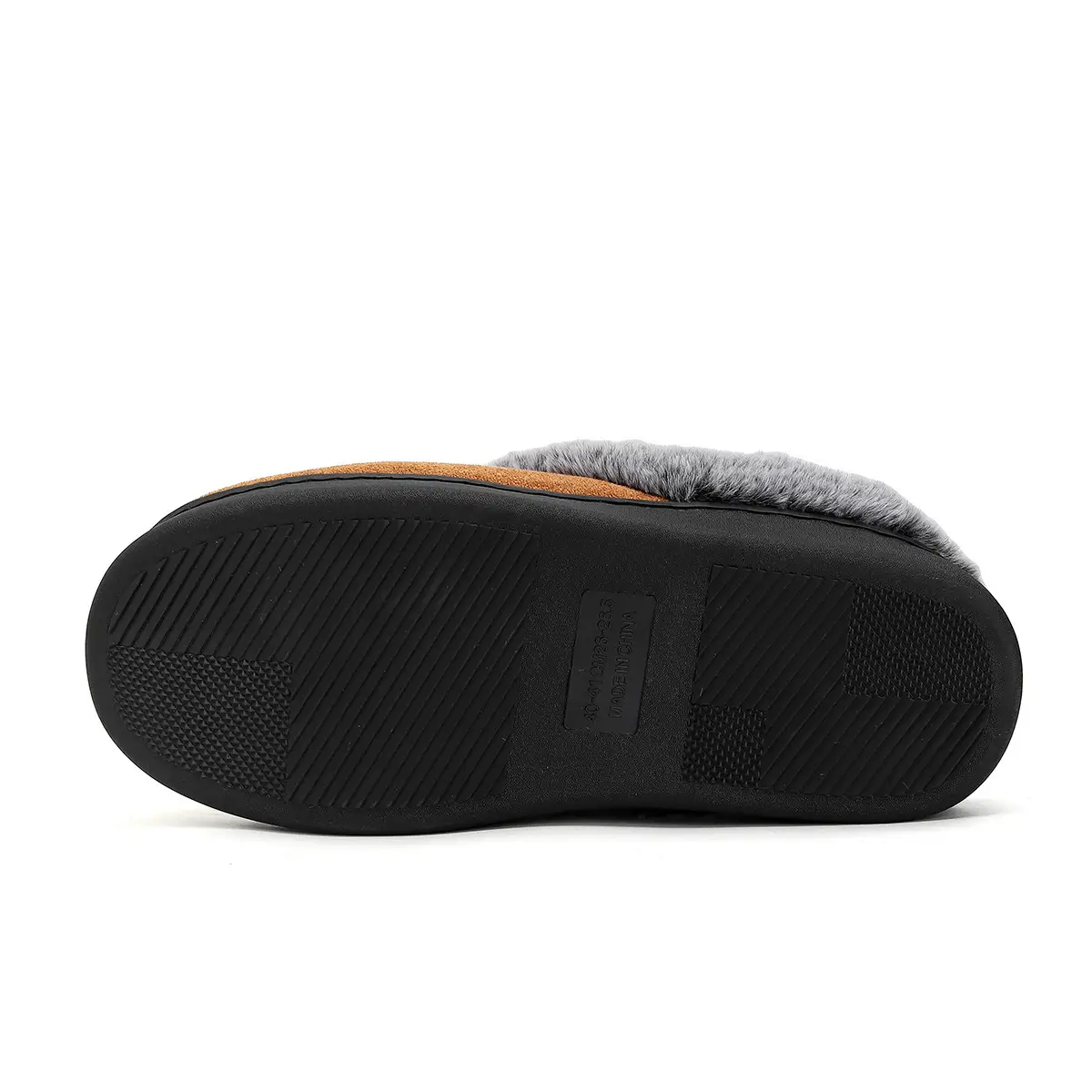 Fleece-lined Warm Cotton Slippers For Home Use