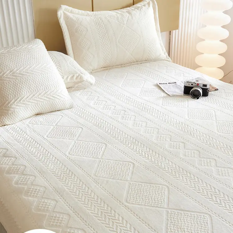 Milk Fiber Fitted Sheet Simmons Special Coral