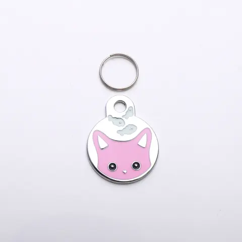Pet Dog Brand Cute Cartoon Cat and Fish Printed
