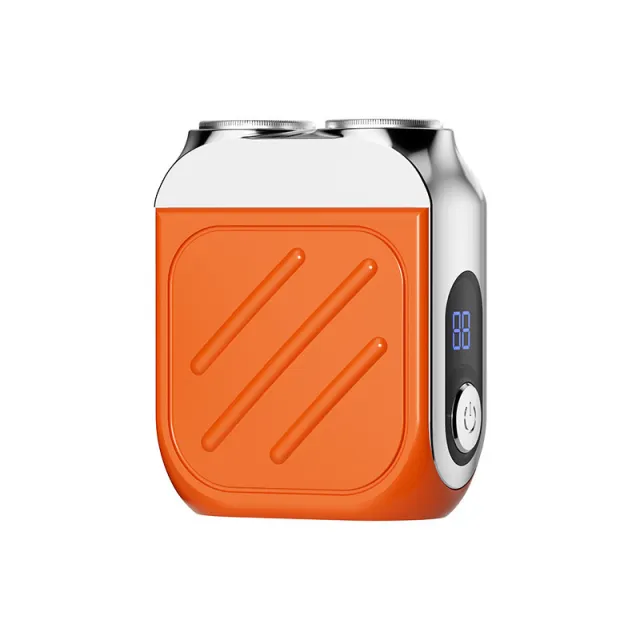 Washable Mini Rechargeable Double headed Magnetic Suction Orange - Shop at LoveMi