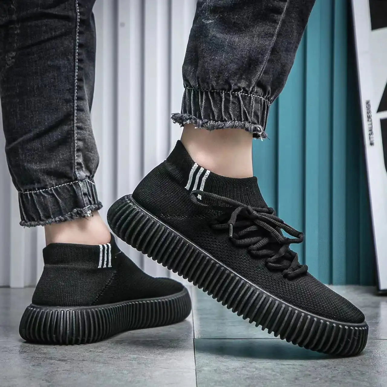 Mesh Flyknit Breathable Sock-like Shoes