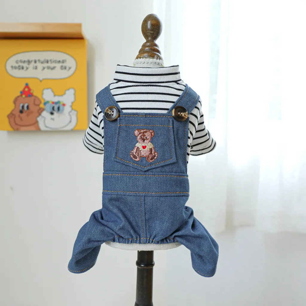 Pet Clothes Dog Clothing Cute Bear - Little Bear O Bubble