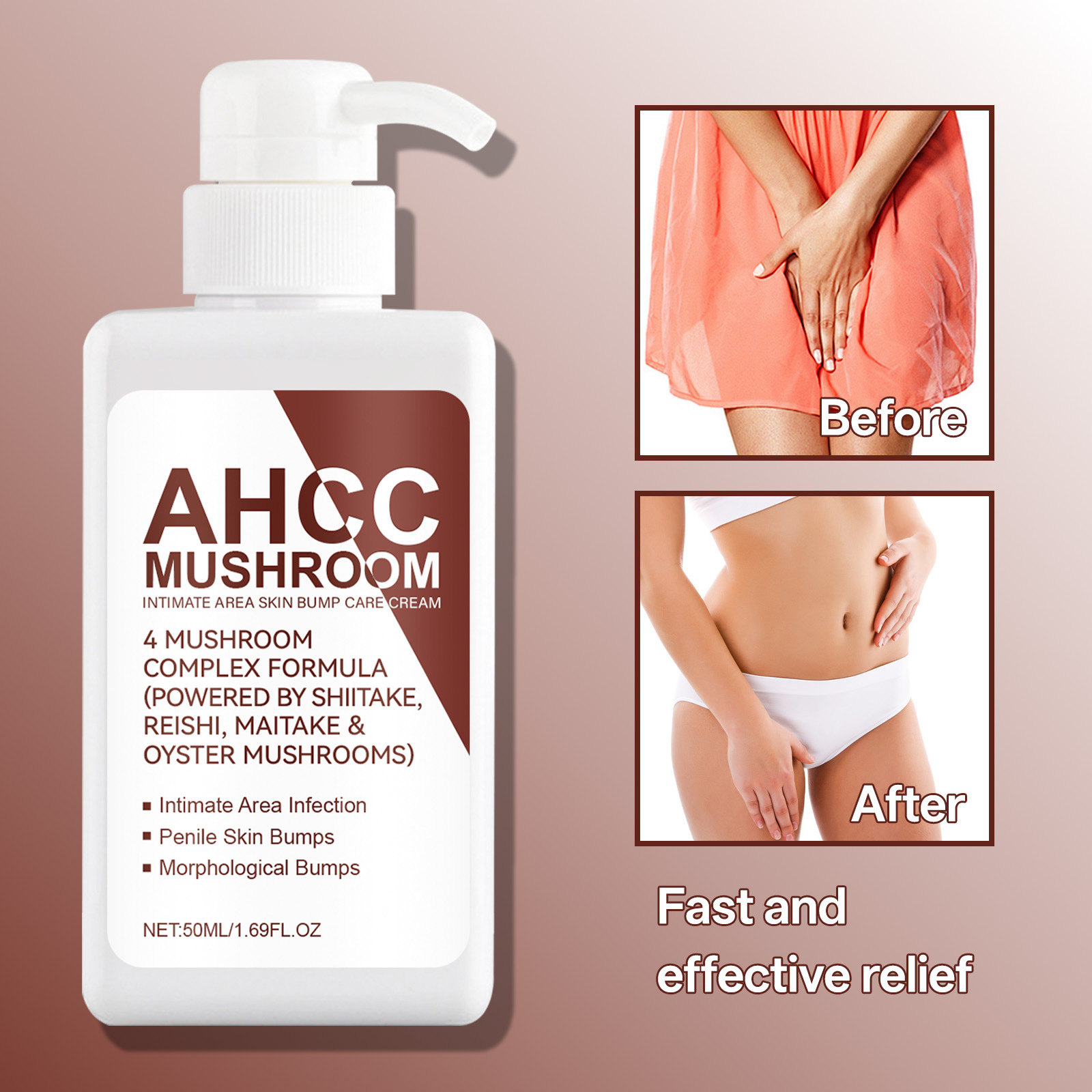 New Product Squid-Based Smooth Skin Intimate Care Erasing Cream 50 Ml