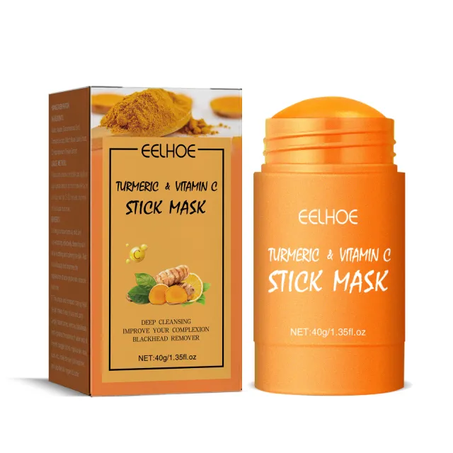 Ginger Yellow Mud Facial Mask Solid Facial Mask Acne Removing Closed Mouth Shrink Pores 40G - Shop at LoveMi
